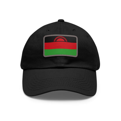 Flag Village Malawi Flag Hat Cap with Leather Patch