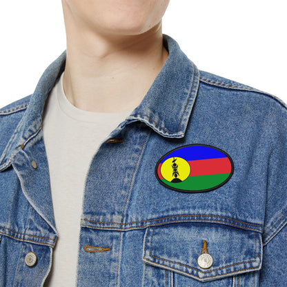 Flag Village New Caledonia Flag Embroidery Iron-On Patches
