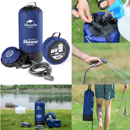Flag Village Outdoor Shower Bag Camping Folding Shower
