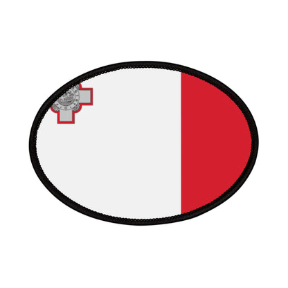 Flag Village Malta Flag Embroidery Iron-On Patches