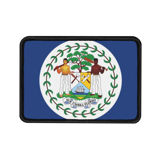 Flag Village Belize Flag Embroidery Iron-On Patches
