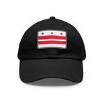 Flag Village USA District of Columbia State Flag Hat Cap with Leather Patch