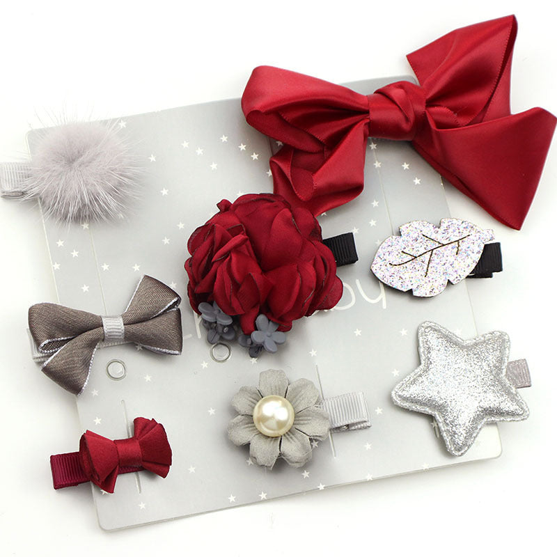 Flag Village Baby baby headwear set Christmas gift box