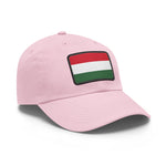 Flag Village Hungary Flag Hat Cap with Leather Patch