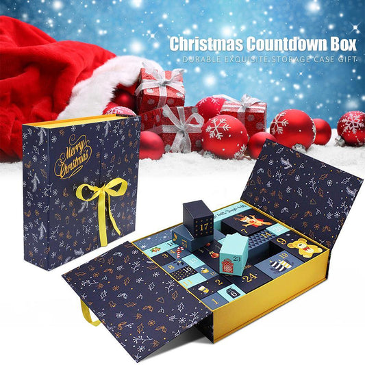 Flag Village Christmas beautiful countdown calendar gift box