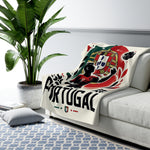Flag Village Portugal Sporting Flag Sherpa Fleece Blanket PRT0009