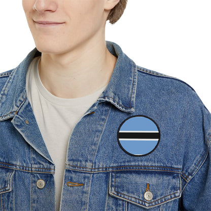 Flag Village Botswana Flag Embroidery Iron-On Patches