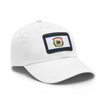 Flag Village USA West Virginia State Flag Hat Cap with Leather Patch