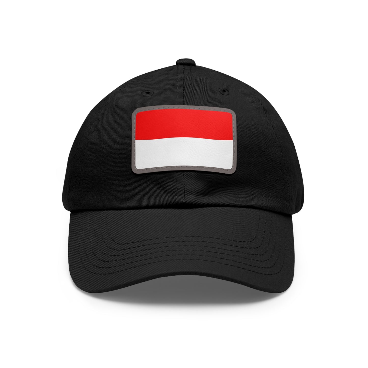 Flag Village Indonesia Flag Hat Cap with Leather Patch