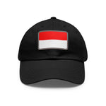 Flag Village Indonesia Flag Hat Cap with Leather Patch