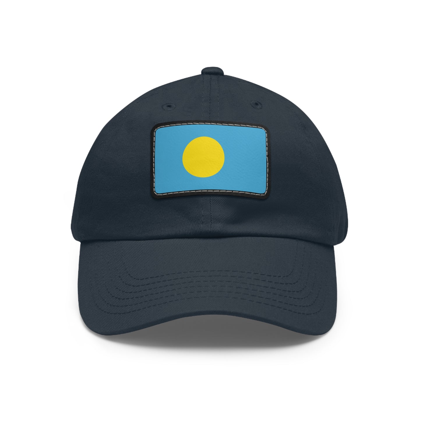 Flag Village Palau Flag Hat Cap with Leather Patch