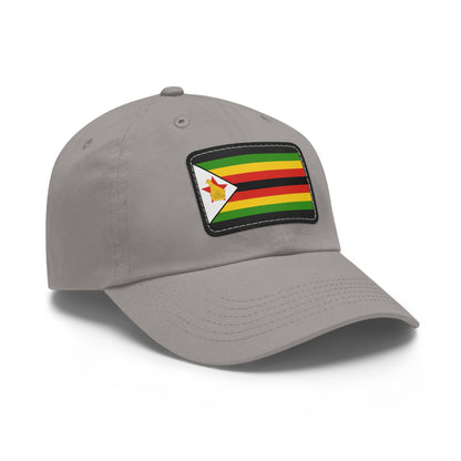 Flag Village Zimbabwe Flag Hat Cap with Leather Patch