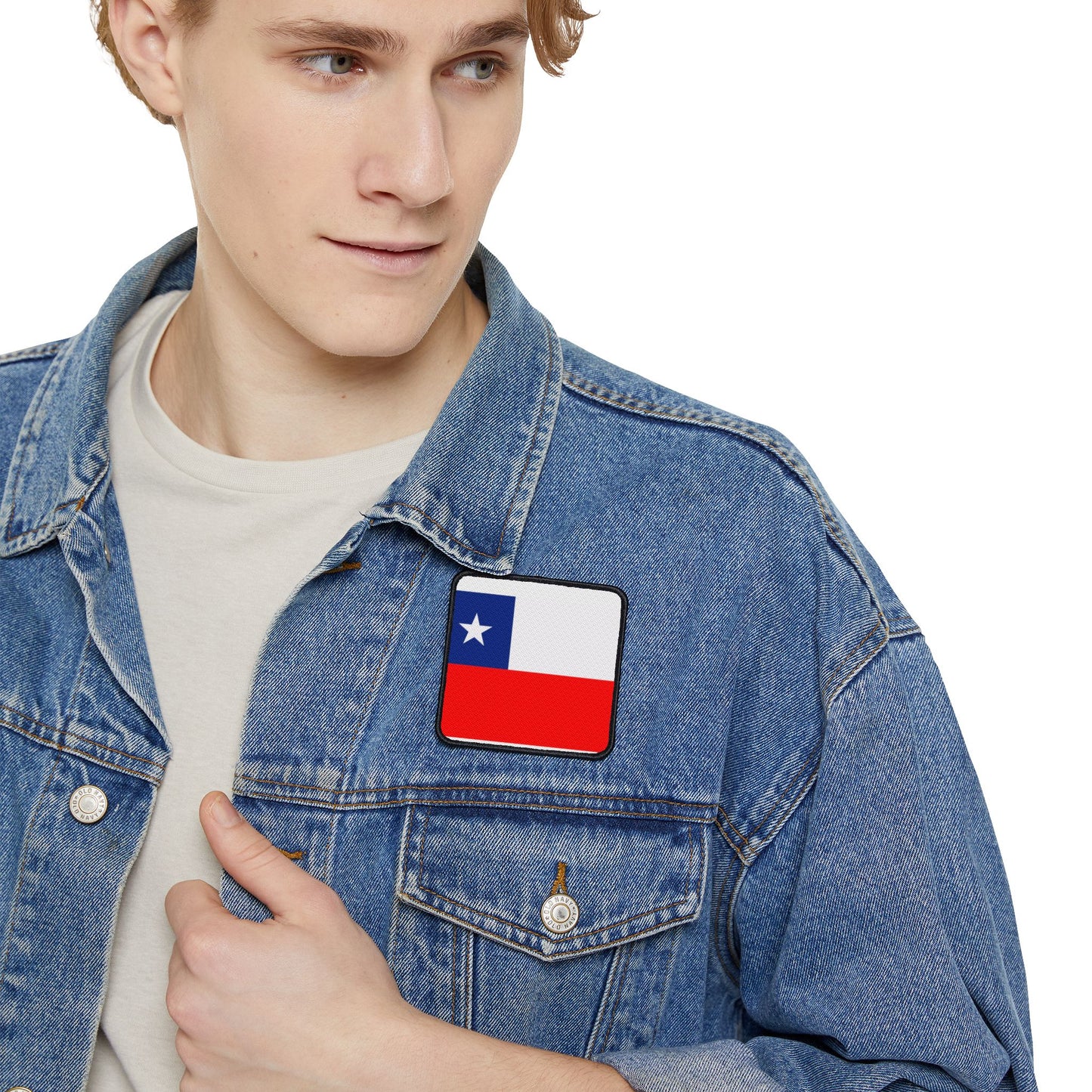 Flag Village Chile Flag Embroidery Iron-On Patches