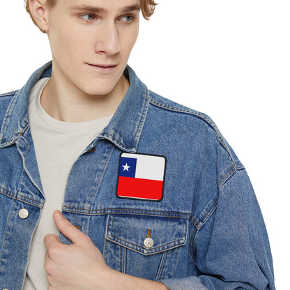 Flag Village Chile Flag Embroidery Iron-On Patches