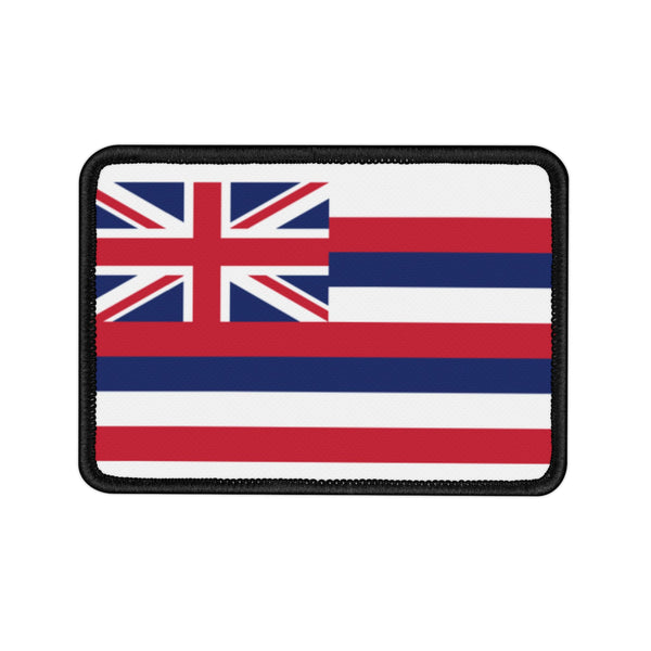 Flag Village Hawaii State Flag Embroidered Iron-On Patch
