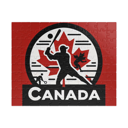 Flag Village CANADA Sporting Flag Puzzle (110, 252, 520, 1014-piece) CAN0001
