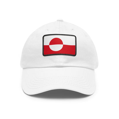 Flag Village Greenland Flag Hat Cap with Leather Patch
