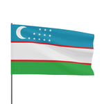 Flag Village Uzbekistan Flag 18" x 12" / 36" x 24" / 60" x 36"