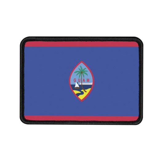 Flag Village Guam Flag Embroidery Iron-On Patches