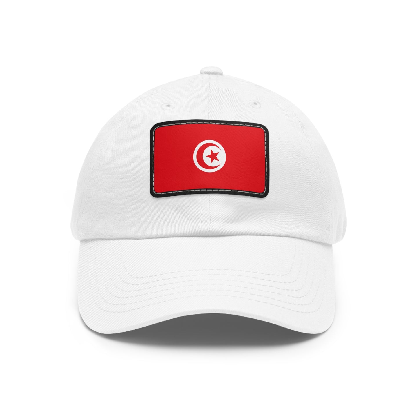 Flag Village Tunisia Flag Hat Cap with Leather Patch