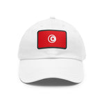 Flag Village Tunisia Flag Hat Cap with Leather Patch