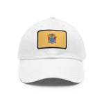 Flag Village USA New Jersey State Flag Hat Cap with Leather Patch