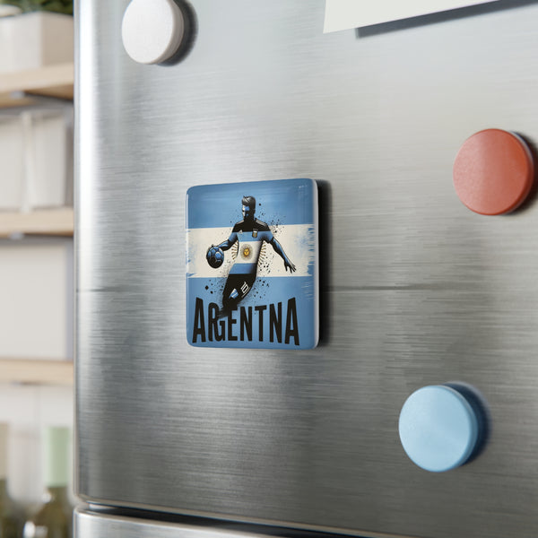 Flag Village ARGENTINA Flag Sporting Porcelain Magnet, Square ARG0008