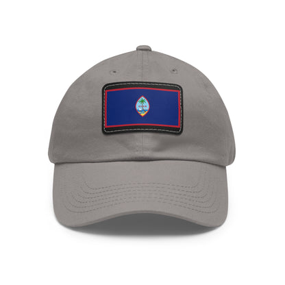 Flag Village USA Guam State Flag Hat Cap with Leather Patch