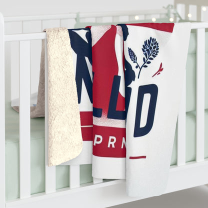 Flag Village ENGLAND Sporting Flag Sherpa Fleece Blanket GBR0009
