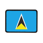 Flag Village Saint Lucia Flag Embroidery Iron-On Patches