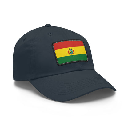 Flag Village Bolivia Flag Hat Cap with Leather Patch