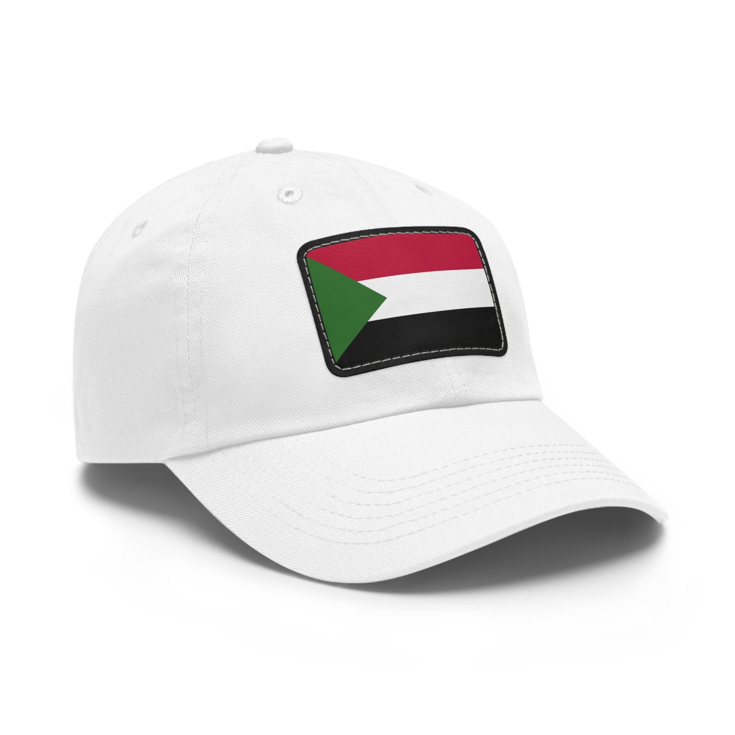 Flag Village Sudan Flag Hat Cap with Leather Patch