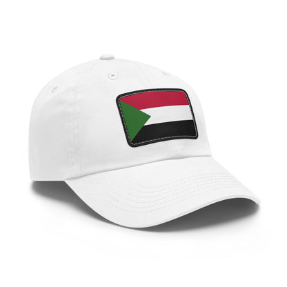 Flag Village Sudan Flag Hat Cap with Leather Patch