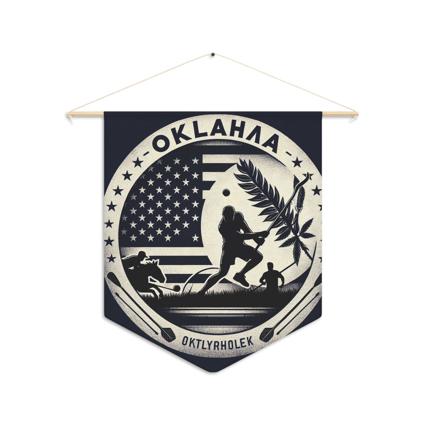 Flag Village Oklahoma State Flag Pennant Sporting Home Wall decoration OK0002