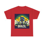 Flag Village Brazil Sporting Flag T-SHIRT Heavy Cotton Tee BRA0010