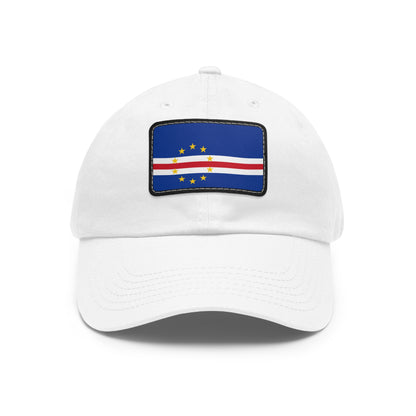 Flag Village Cape Verde Flag Hat Cap with Leather Patch