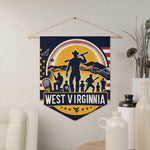 Flag Village West Virginia State Flag Pennant Sporting Home Wall decoration WV0001