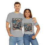 Flag Village USA Vintage Car Flag T-SHIRT Heavy Cotton Tee USA0016