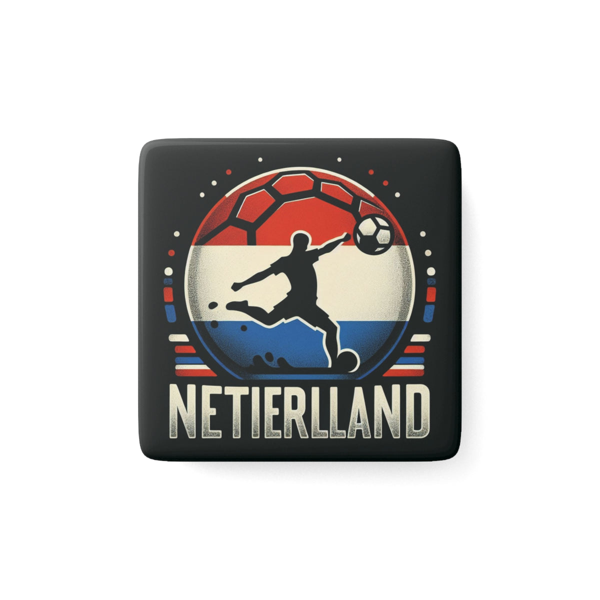Flag Village Netherlands National Flag Magnet 2" x 2"