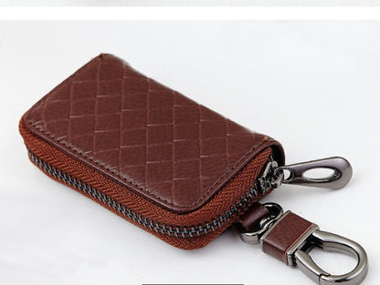 Flag Village Auto Tools Car key case leather key case men's woven