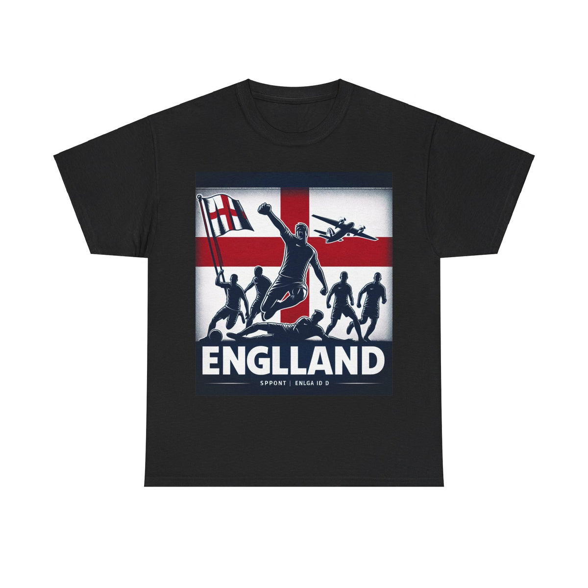 Flag Village England Sporting Flag T-SHIRT Heavy Cotton Tee GBR0007