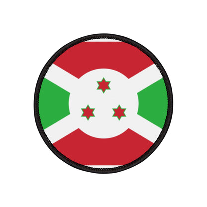 Flag Village Burundi Flag Embroidery Iron-On Patches