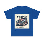 Flag Village USA Vintage Car Flag T-SHIRT Heavy Cotton Tee USA0019