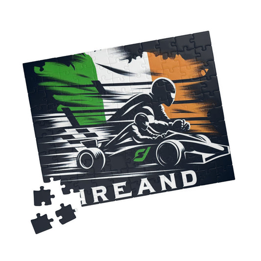Flag Village IREAND Racing Car Sporting Flag Puzzle (110, 252, 520, 1014-piece) IRL0011