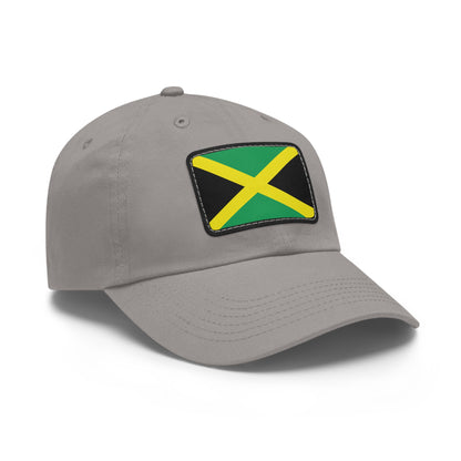 Flag Village Jamaica Flag Hat Cap with Leather Patch