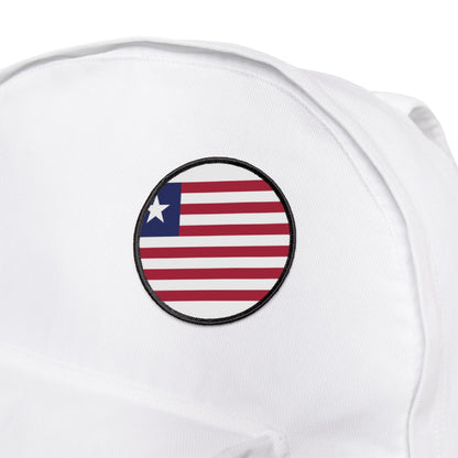 Flag Village Liberia Flag Embroidery Iron-On Patches