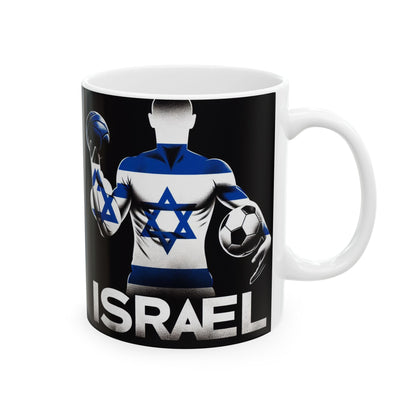 Flag Village Israel Sporting Flag Ceramic Coffee Mug 11oz ISR0007