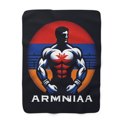 Flag Village Armenia Sporting Flag Sherpa Fleece Blanket ARM0002