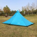 Flag Village Portable camping pyramid tent single outdoor equipment camping supplies