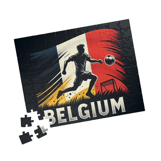 Flag Village Belgium Sporting Flag Puzzle (110, 252, 520, 1014-piece) BEL0005
